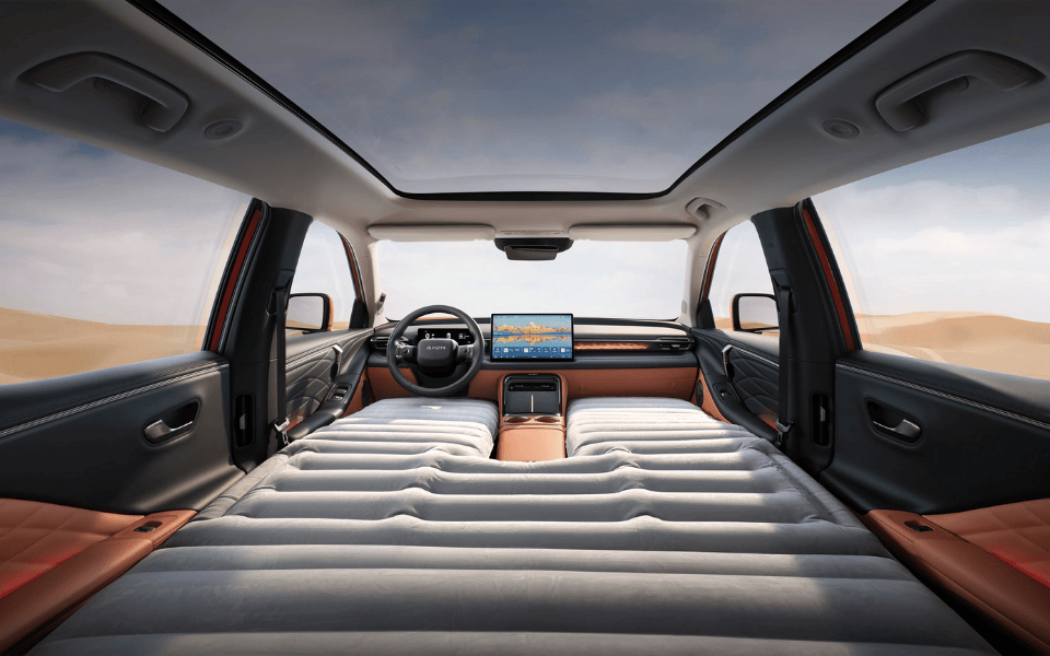 Amplo espaço interno